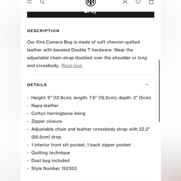 Tory Burch Kira Bag Black - Picture 11 of 11